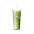 Transparent Tumbler Reusable Clear Drinking Cup for Hot & Cold Beverages