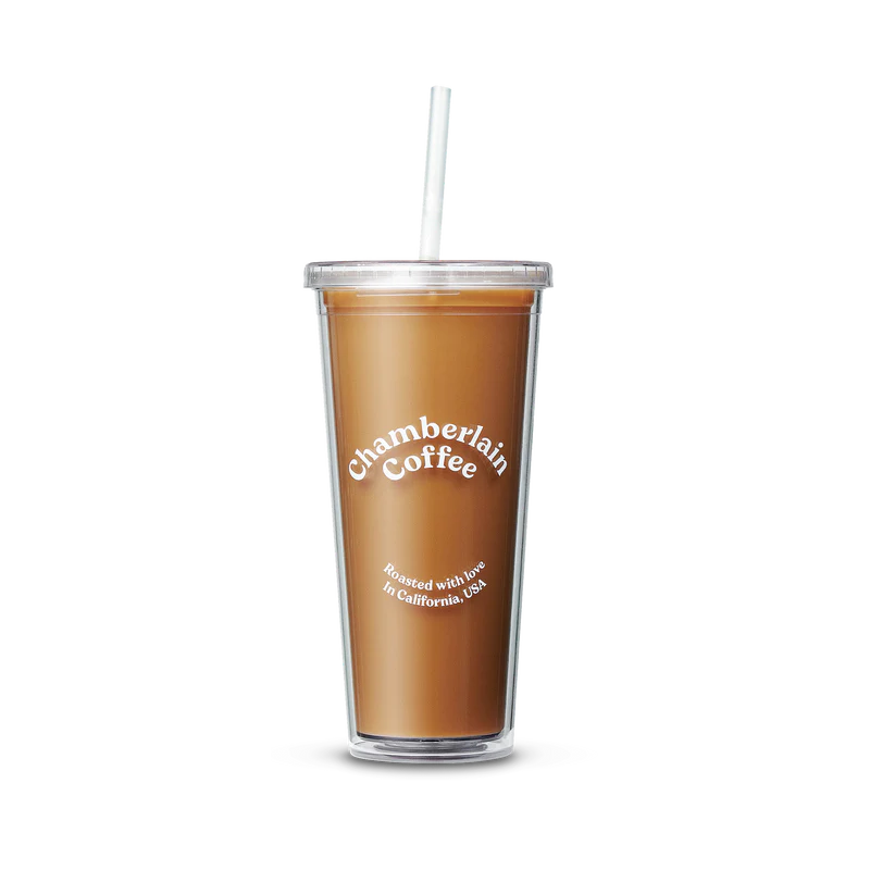 Transparent Tumbler Reusable Clear Drinking Cup for Hot & Cold Beverages