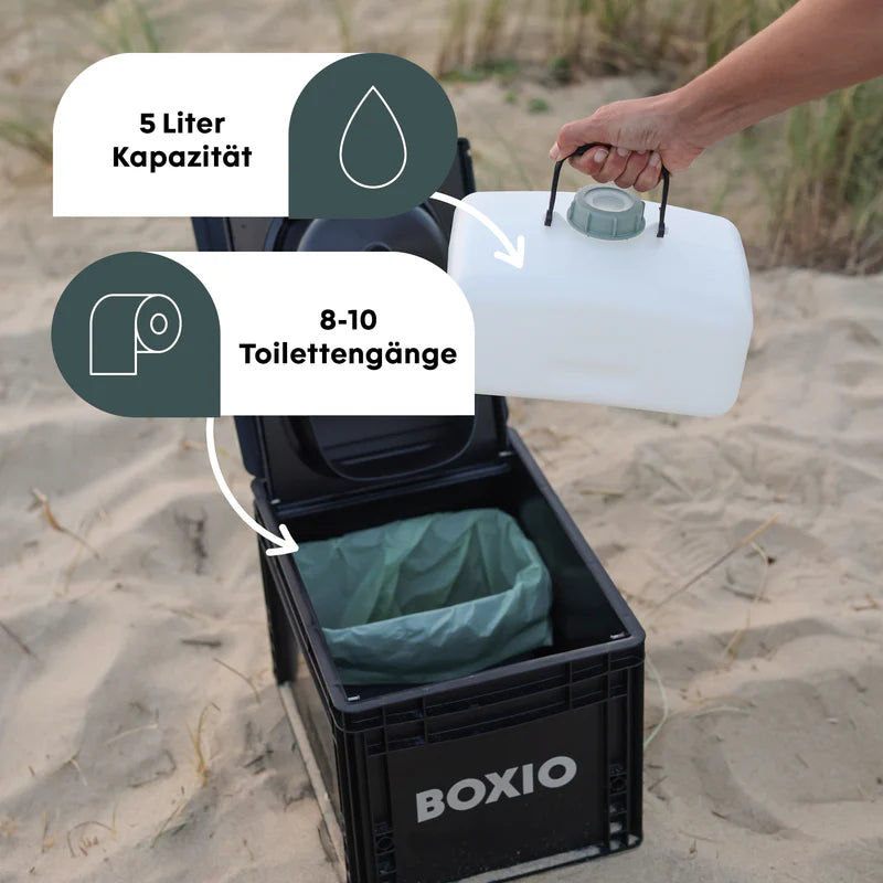 BOXIO TOILET MAX+ – Complete Portable Separating Toilet Set