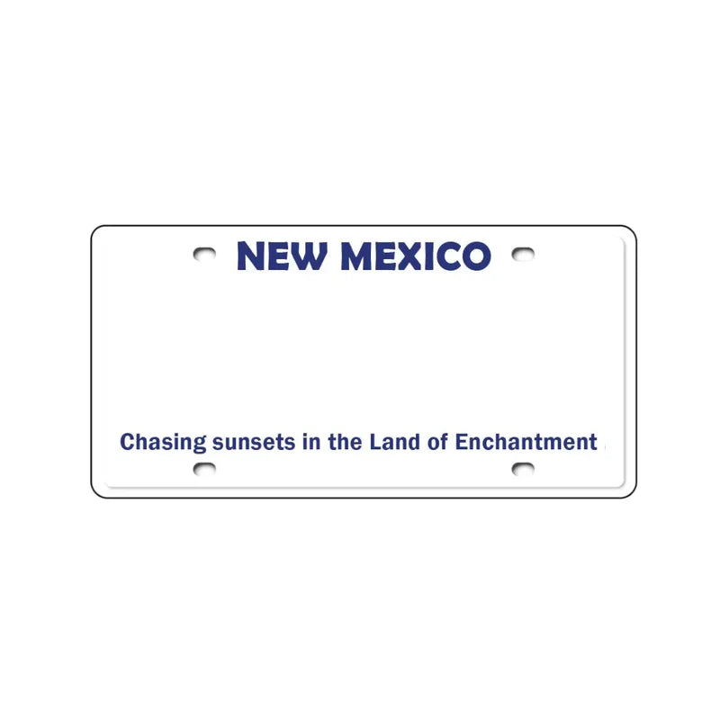 Custom Kids Ride-On Car License Plate Personalized Vehicle Name Plate