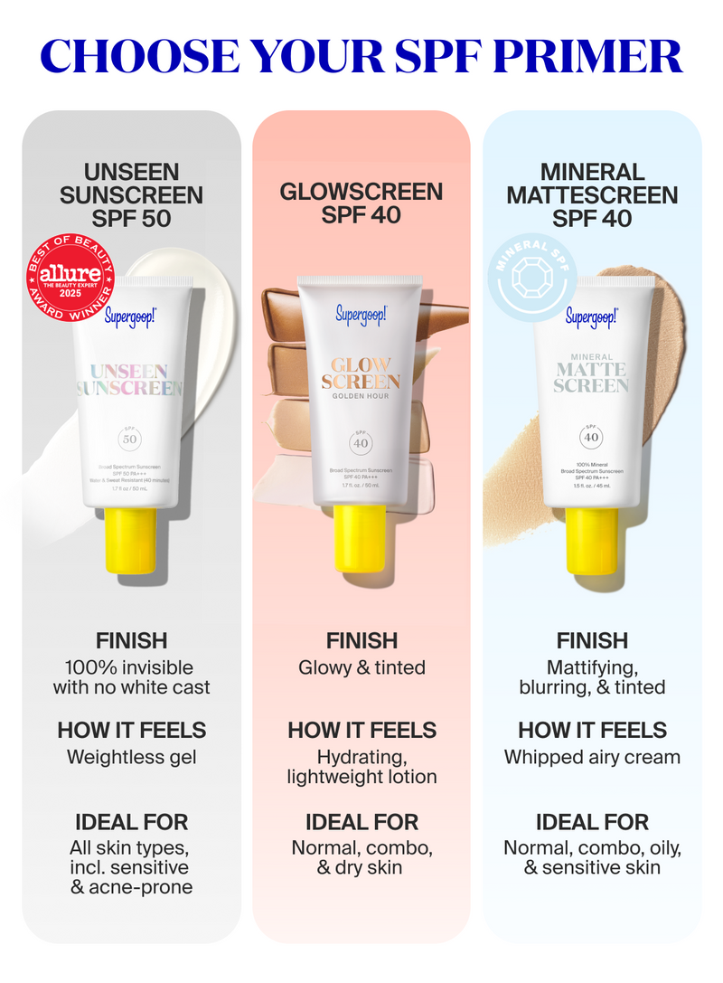 Unseen Sunscreen SPF 50 Invisible Broad Spectrum Lightweight Primer