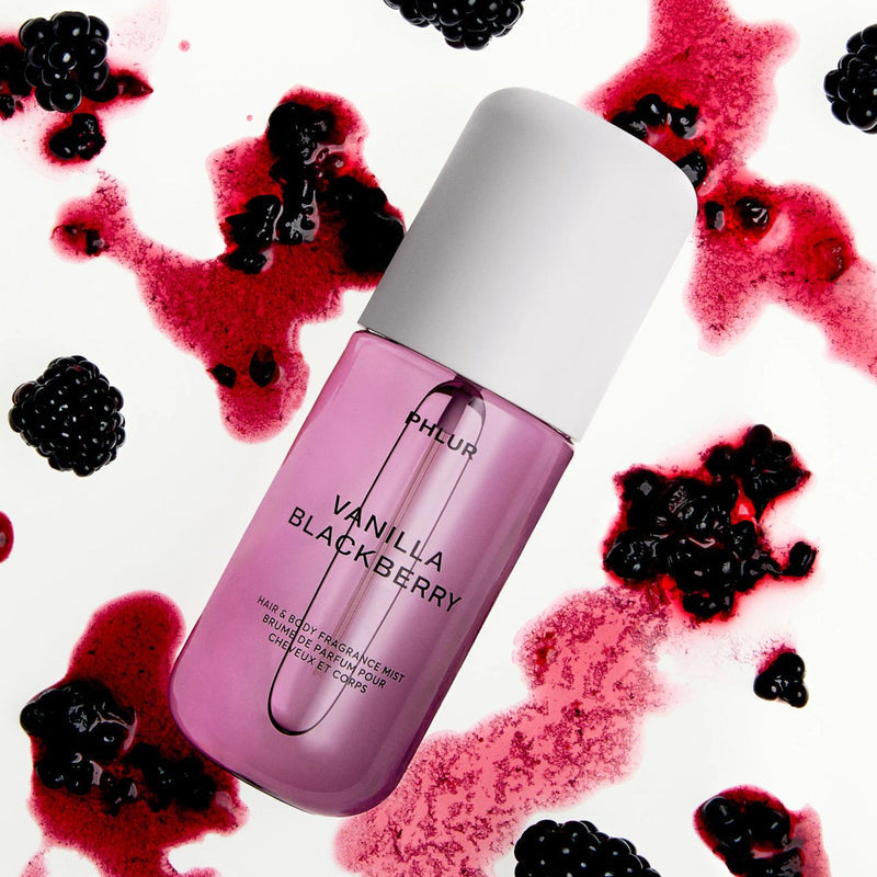 Vanilla Blackberry Travel Size Body Mist – Sweet Fruity Floral Fragrance