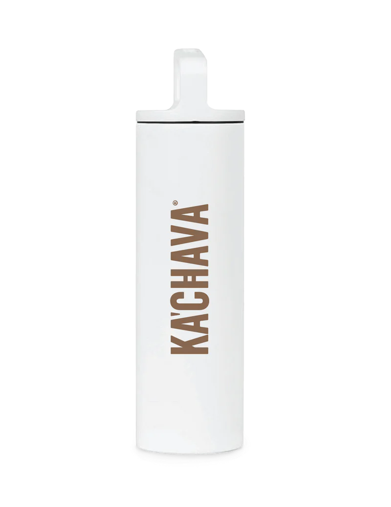 Ka’Chava MiiR Bottle White Insulated Reusable Water Bottle Travel Flask