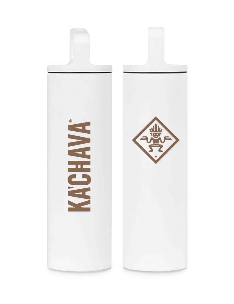 Ka’Chava MiiR Bottle White Insulated Reusable Water Bottle Travel Flask