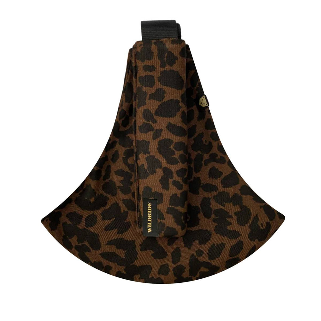 Toddler Carrier Leopard Print Brown – Ergonomic Baby Carrier