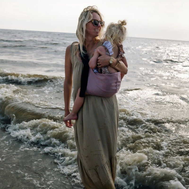 Wildride Toddler Hip Carrier – Vintage Rose Comfortable Sling