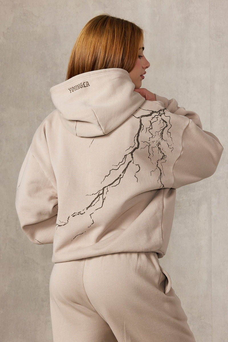 W536 Illumin-ATE Hoodie Graphic Fleece Pullover Cozy Casual Streetwear
