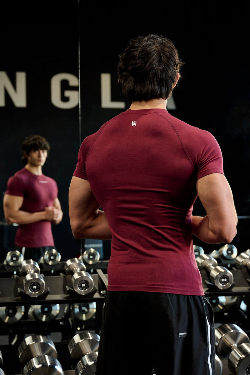 SuperVillain 475 Compression Tee Performance Athletic Fit Training Shirt