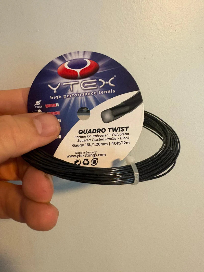 Quadro Twist Black Set – Premium Performance Paddle & Racquet Grip Set
