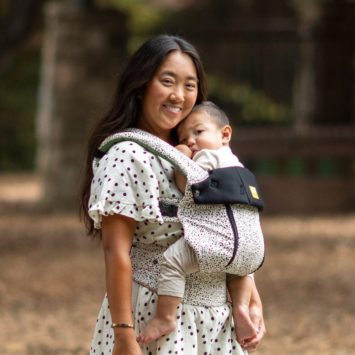 Complete 6-in-1 All Seasons Carrier – Salt & Pepper Baby Carrier