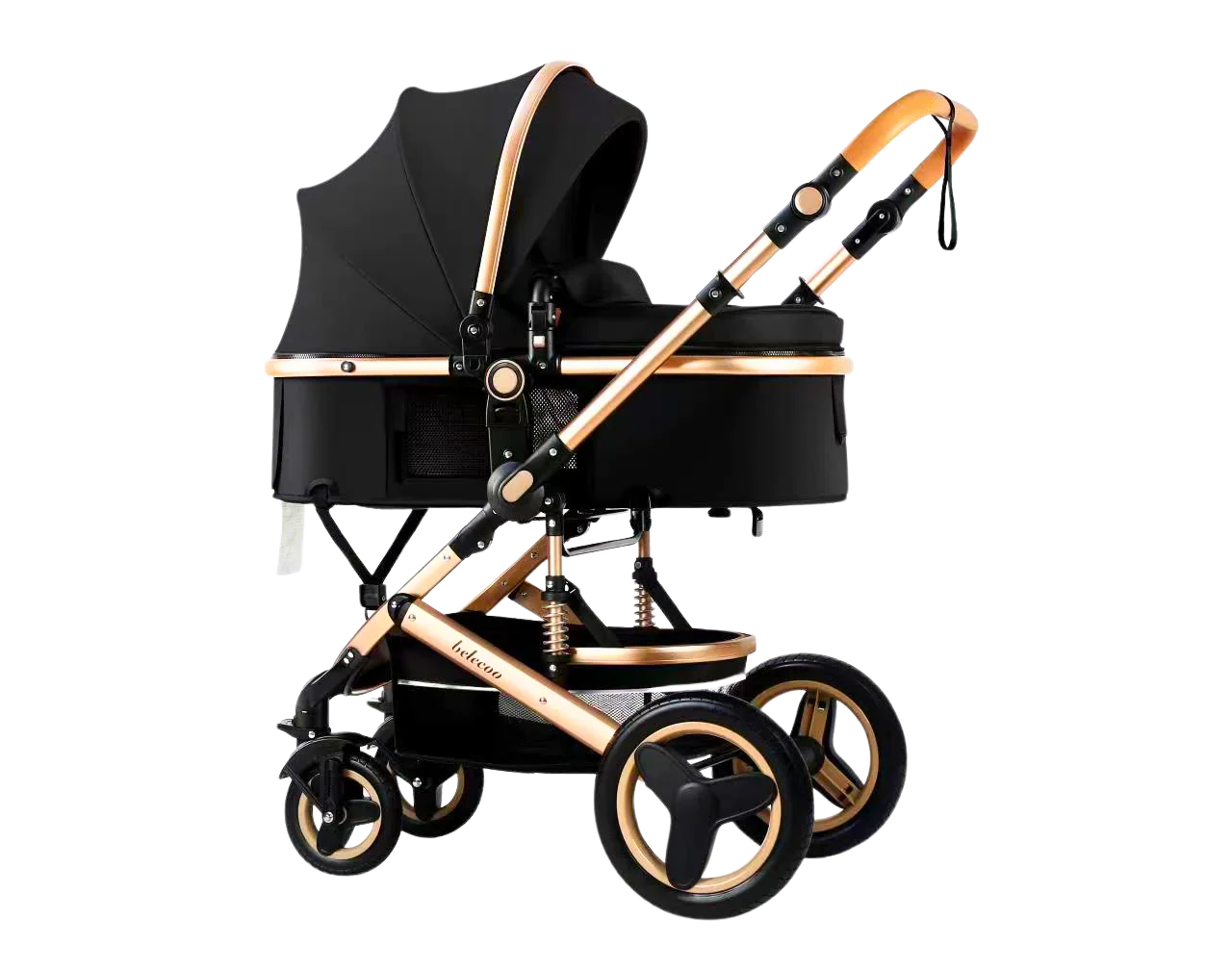 2-in-1 Baby Stroller | Lightweight, Foldable & 4-Wheel Travel Design