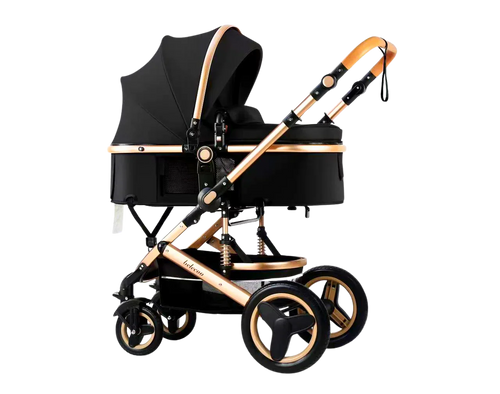 2-in-1 Baby Stroller | Lightweight, Foldable & 4-Wheel Travel Design
