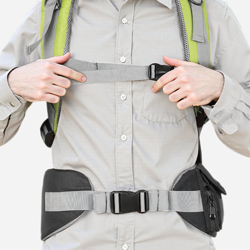 Besrey Baby Backpack Carrier – 3-Height Safety Seat Hiking Carrier
