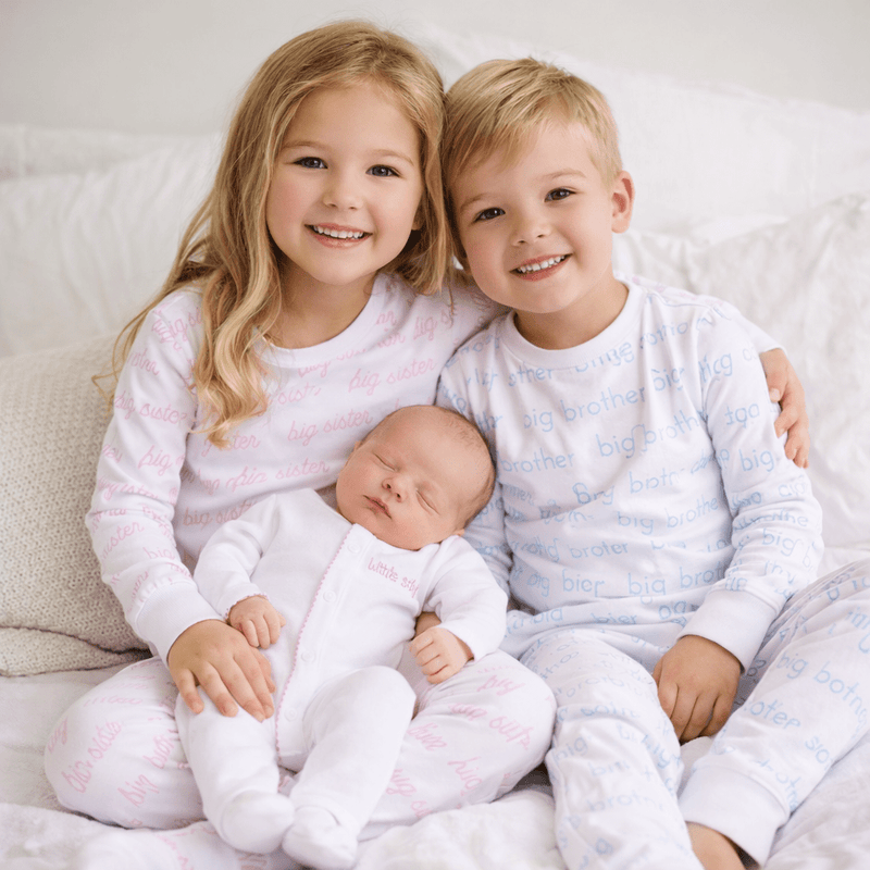 Big Brother Print Long Pajamas – Kids Comfortable Sleepwear Set