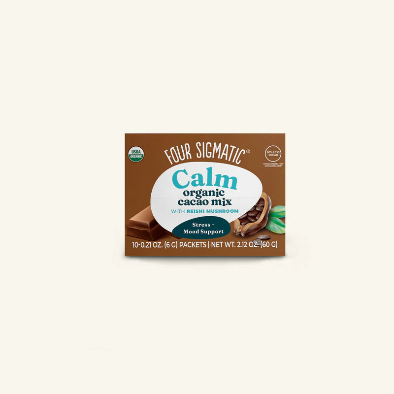 Calm Cacao Packets Chocolate Wellness Drink Mix Single Serve Sachets