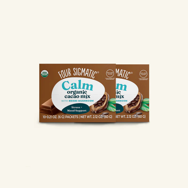 Calm Cacao Packets Chocolate Wellness Drink Mix Single Serve Sachets