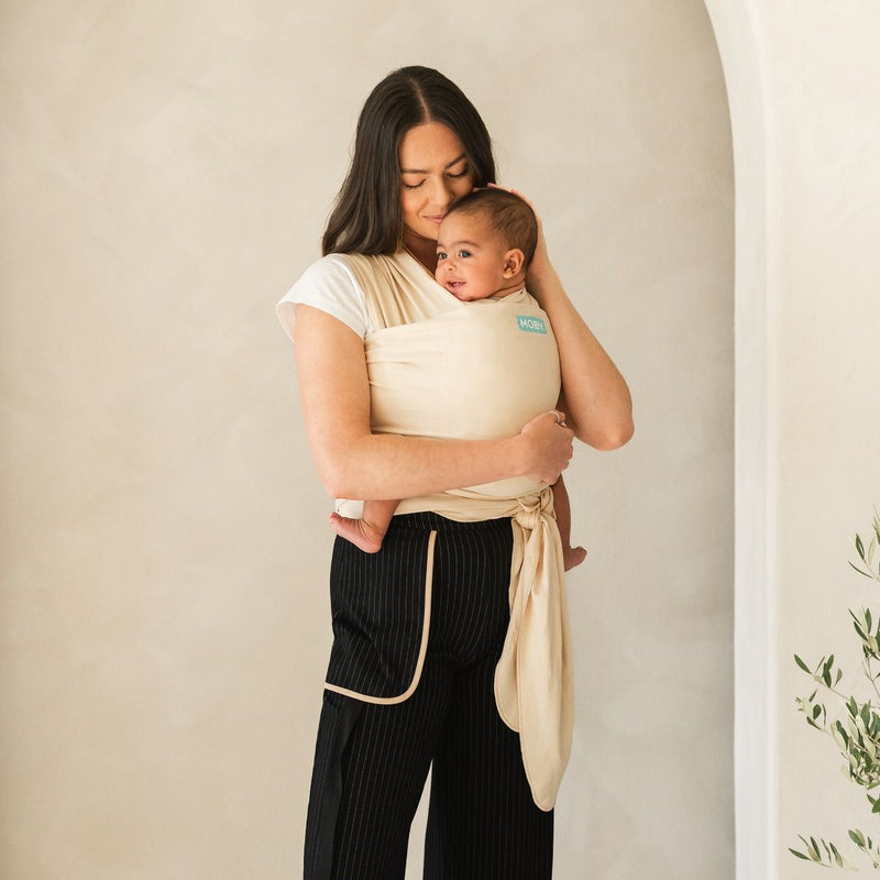 Moby Classic Baby Wrap – Sand Dollar Soft Infant Carrier