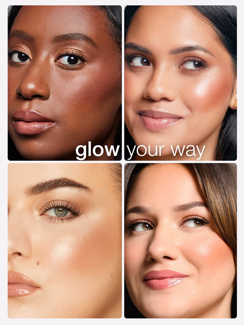 Glow Wardrobe Highlighting Eye & Cheek Palette Radiant Glow Kit