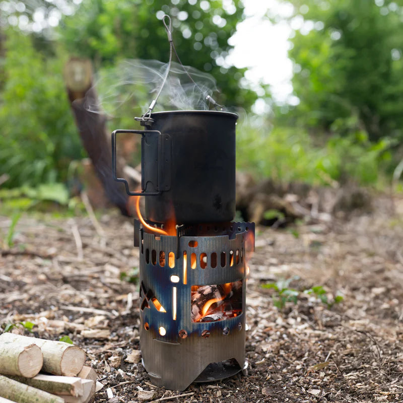 FF Titanium Nesting Stove – Ultralight Camping & Backpacking Stove