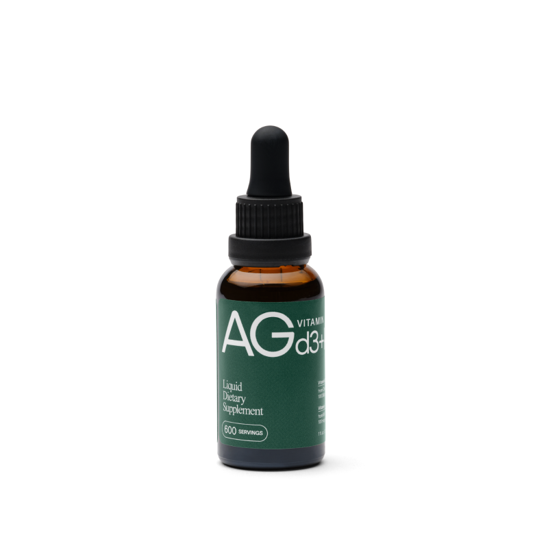 AG Vitamin D3 K2 Supplement Bone Immune Support Daily Wellness