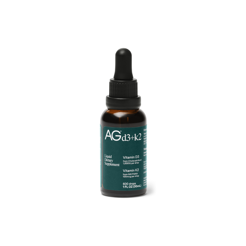 AG Vitamin D3 K2 Supplement Bone Immune Support Daily Wellness