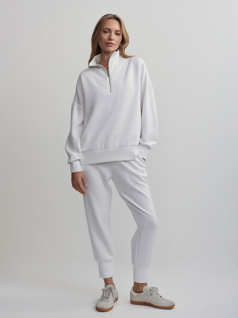 Hawley Half Zip Sweatshirt Soft Fleece Pullover Casual Comfort Top