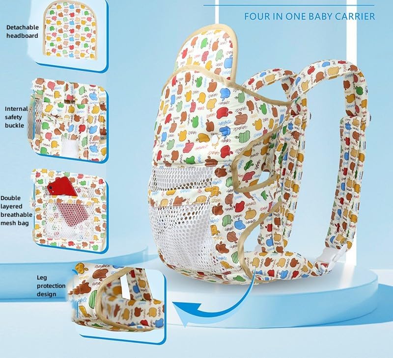 4-in-1 Multi-Functional Baby Carrier – Convertible Infant & Toddler Wrap