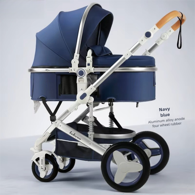 2-in-1 Baby Stroller | Lightweight, Foldable & 4-Wheel Travel Design