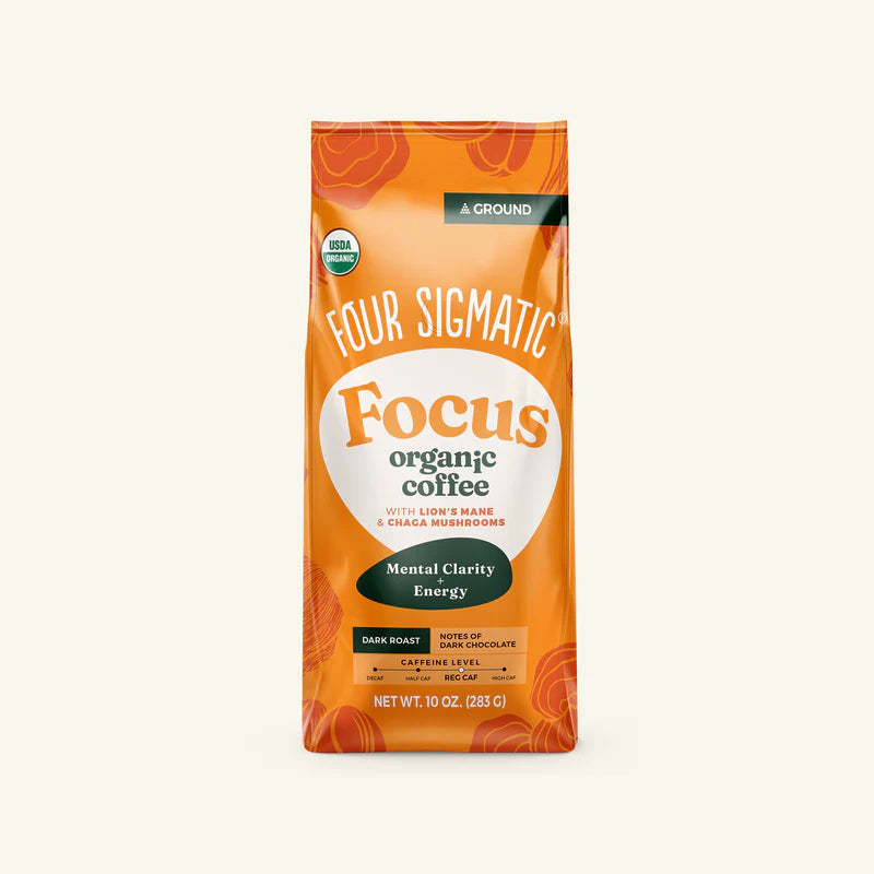 Focus Ground Coffee Dark Roast Premium Bold Energy Rich Flavor Blend