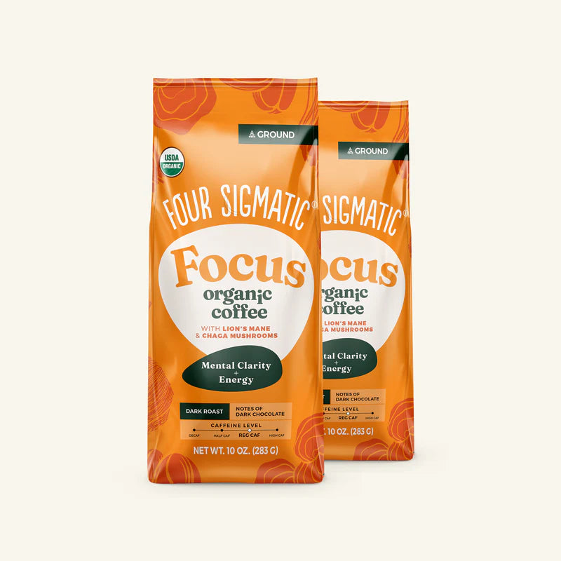 Focus Ground Coffee Dark Roast Premium Bold Energy Rich Flavor Blend