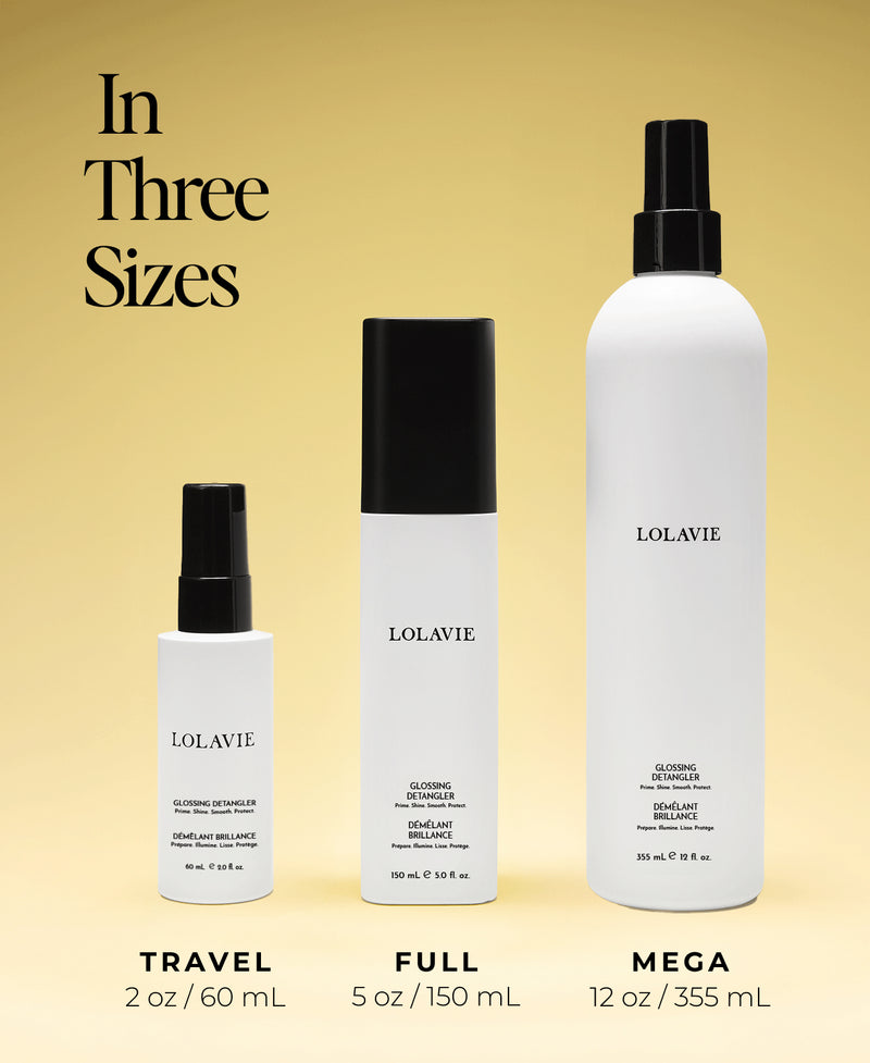 Glossing Detangler Leave In Spray Smooth Shine Tangle Free Hair Care