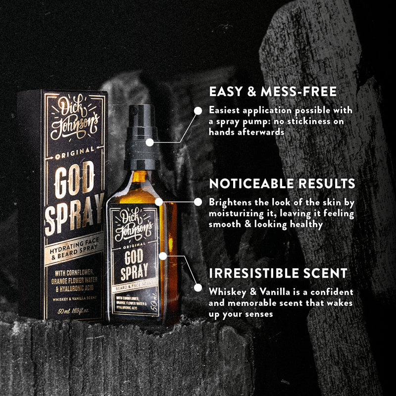 God Spray – Hydrating Face Mist & Lightweight Moisturizing Spray