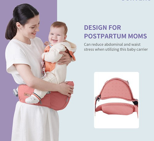 Baby Hip Seat Carrier – Ergonomic Infant Waist Seat for Easy Carry