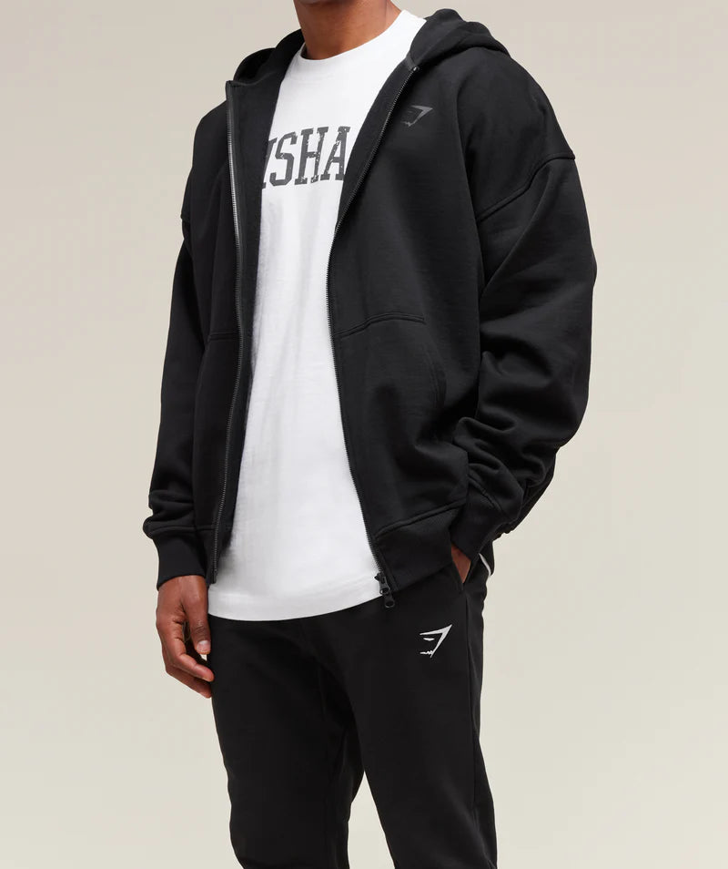 Gymshark Crest Joggers Black – Men’s Athletic Training Sweatpants