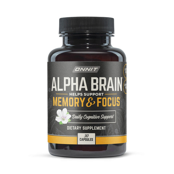 Onnit Alpha Brain Capsules – 30 Count Focus & Memory Supplement