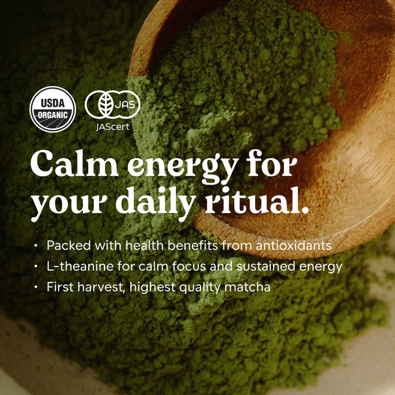 Organic Ceremonial Matcha Green Tea Powder Premium Japanese Grade Tea