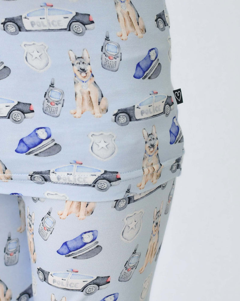 Police Pajama Set – Comfortable Sleepwear Lounge Set for Kids