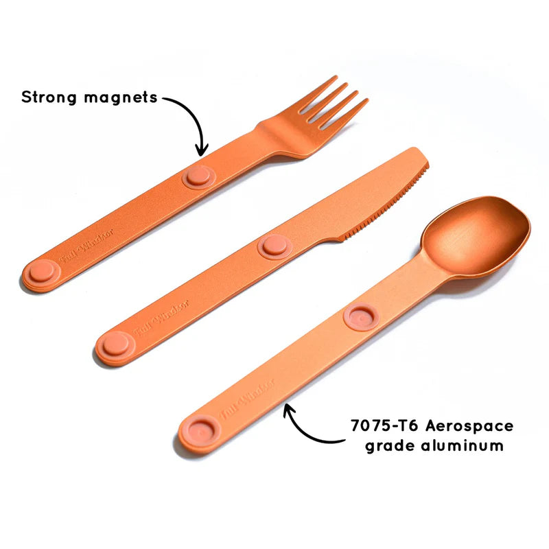 Magware Magnetic Cutlery Set (3 PCS) – Portable Travel Utensils