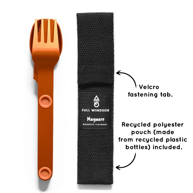 Magware Magnetic Cutlery Set (3 PCS) – Portable Travel Utensils