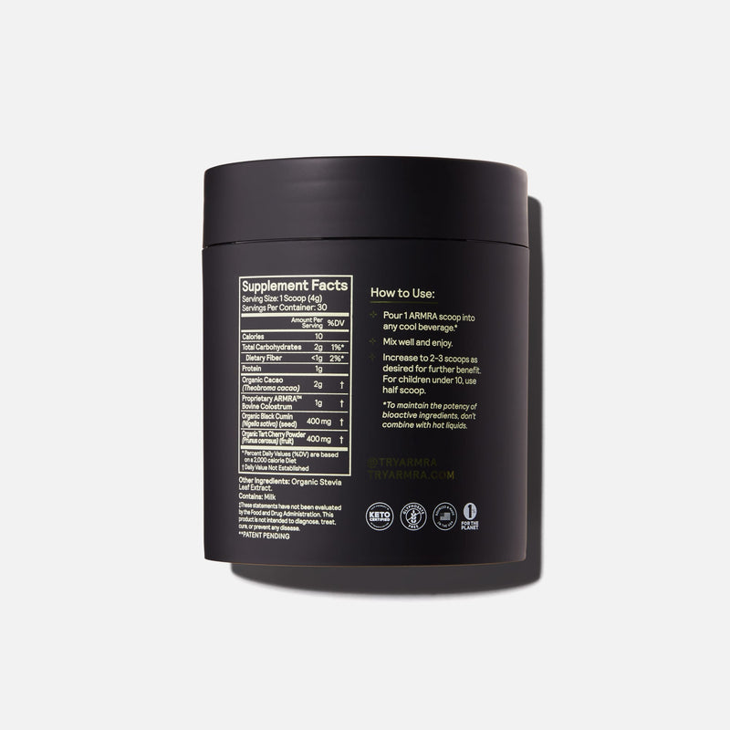 ARMRA Colostrum Performance Revival Jar Immune & Recovery Support