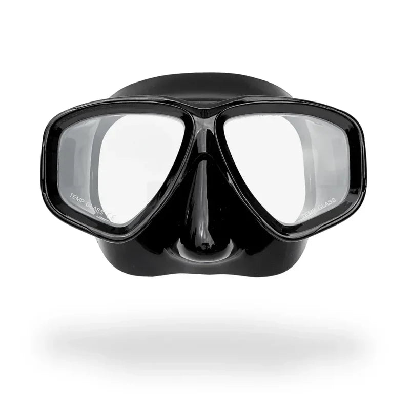 Rx Obsidian Nearsighted Prescription Snorkel & Scuba Dive Mask