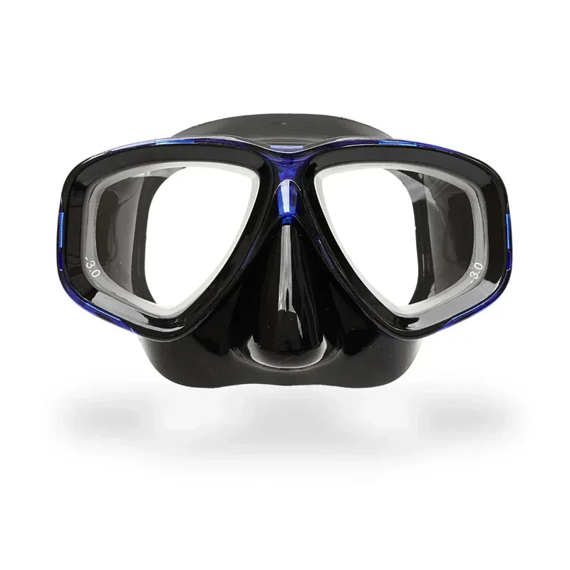 Rx Obsidian Nearsighted Prescription Snorkel & Scuba Dive Mask