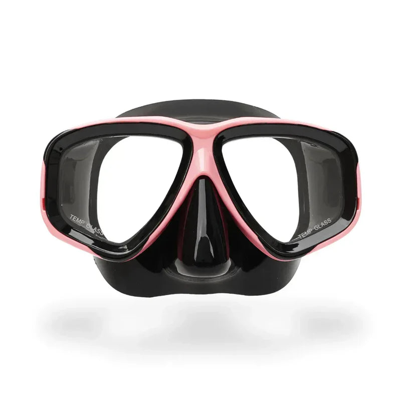 Rx Obsidian Nearsighted Prescription Snorkel & Scuba Dive Mask