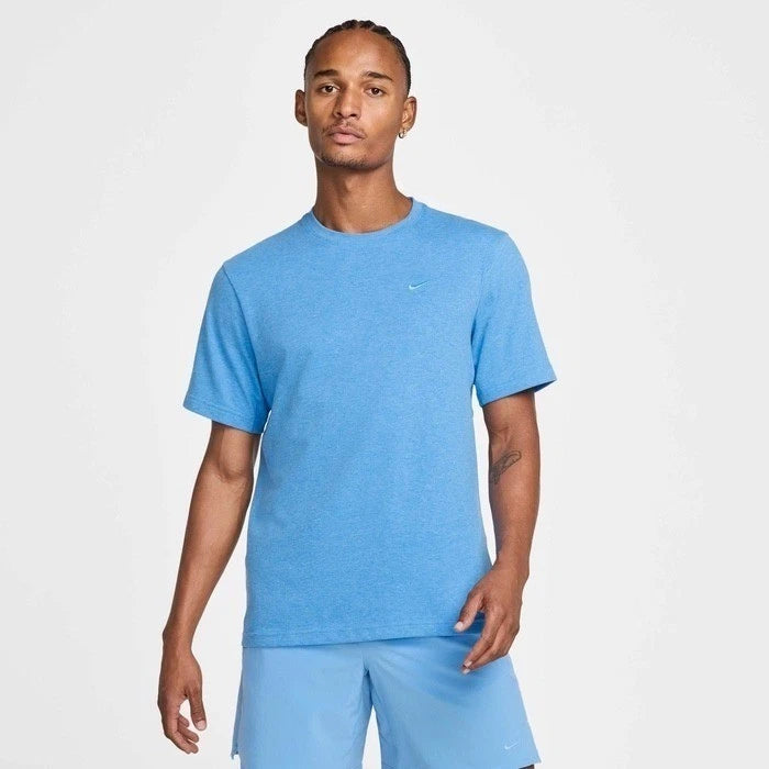 Nike Dri-FIT Primary Training T-Shirt Blue Heather Large NWT DV9831-412