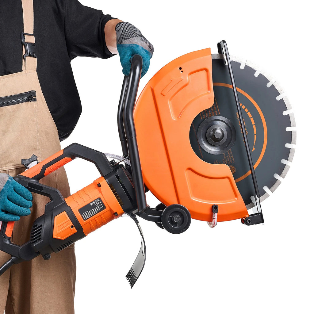 16in Electric Concrete Saw 3200W Wet Cut Circular Saw with 6in Depth