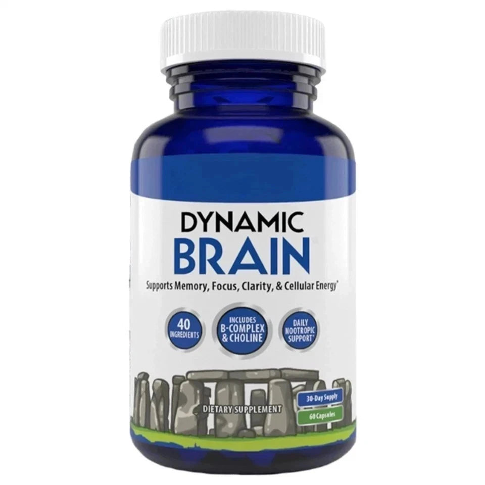 Dynamic Brain Supplement – Focus, Memory & Clarity Support 60 Capsules