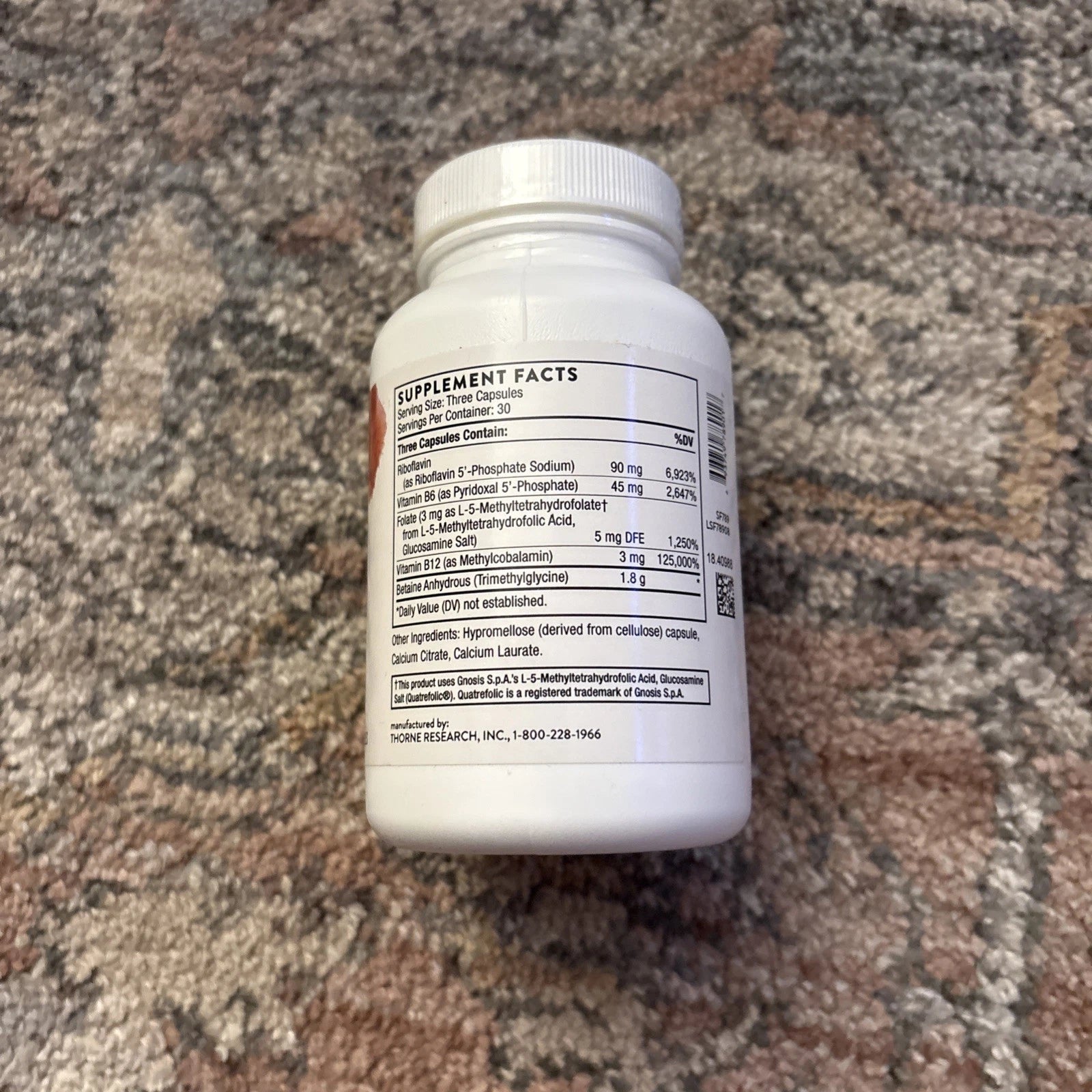 Thorne Research Methyl-Guard Plus – 90 Vegetarian Capsules