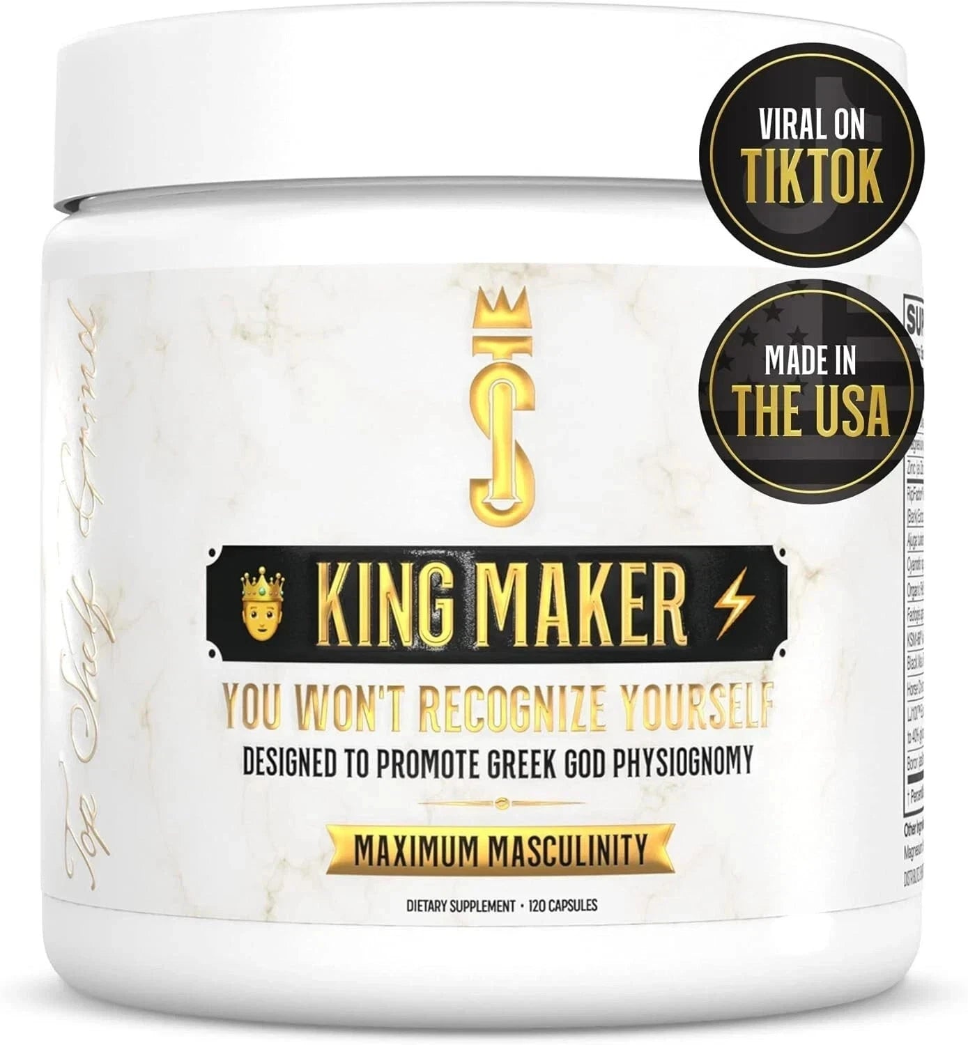 Top Shelf Grnd King Maker 120 Capsules – 13-in-1 Men’s Supplement