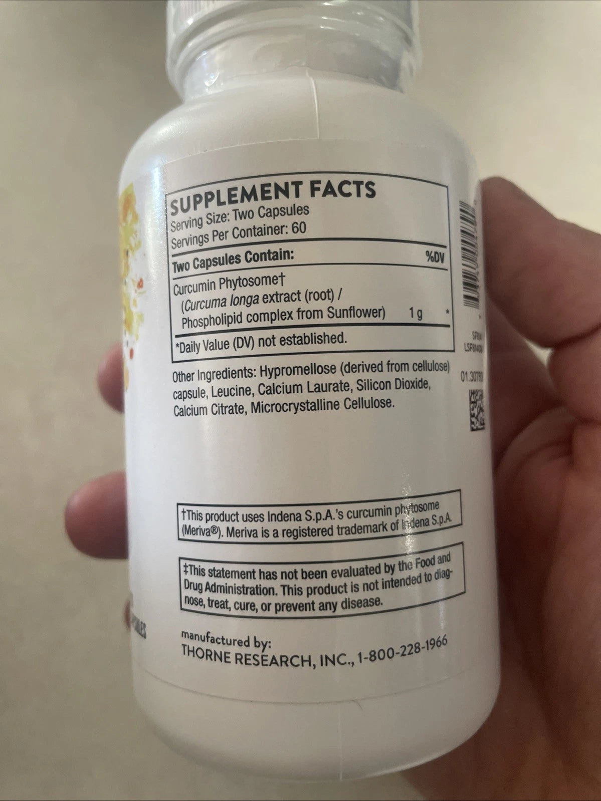 Thorne Research Meriva 500-SF – 120 Daily Wellness Capsules