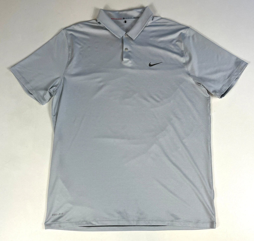 Nike Tiger Woods Collection Men's Striped Golf Polo Shirt XL